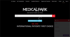 Desktop Screenshot of medicalparkinternational.com